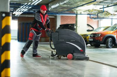 Commercial Garage Floor Cleaning